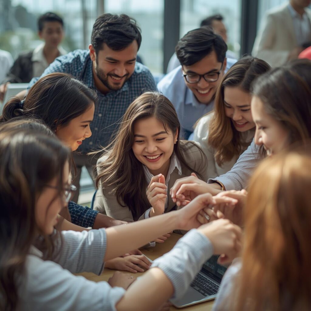 Corporate team building workshop organised by GoFlex Events