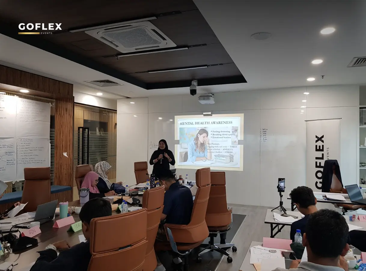 Behavioral based interview skills training discussion by GOFLEX EVENTS